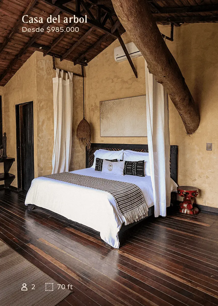 Casa del Árbol, habitación hotel boutique Sopetrán Casa Candela